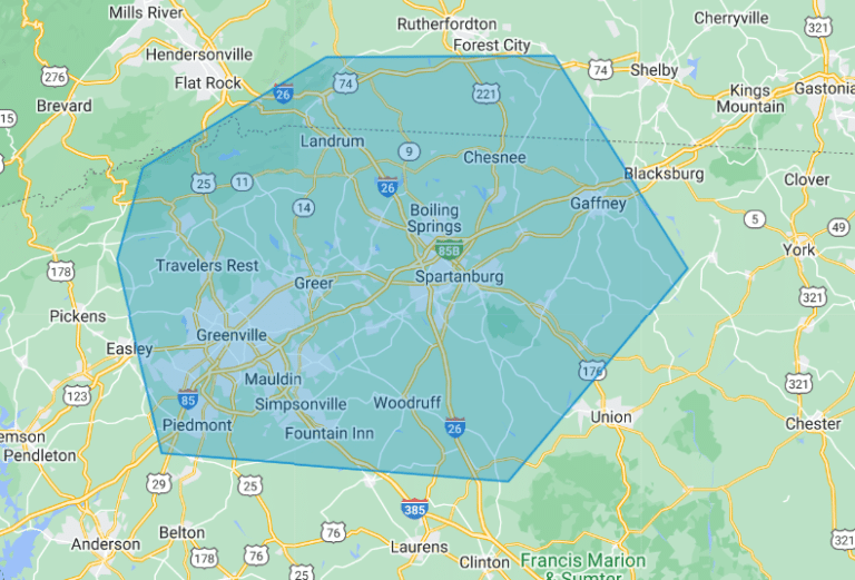 spartanburg coverage map