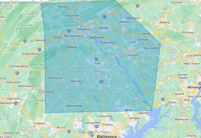 york coverage map